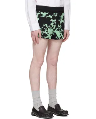 Dries Van Noten リブ ジャカード ショートパンツ - サムネイル2
