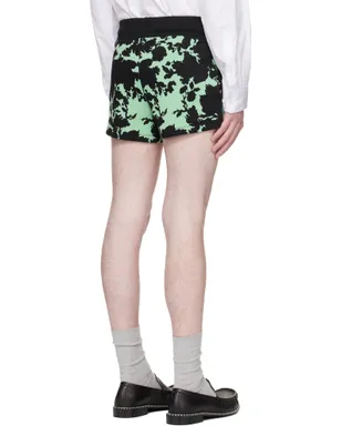 Dries Van Noten リブ ジャカード ショートパンツ - サムネイル3