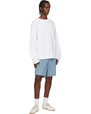 Dries Van Noten フェード デニムショートパンツ - サムネイル4