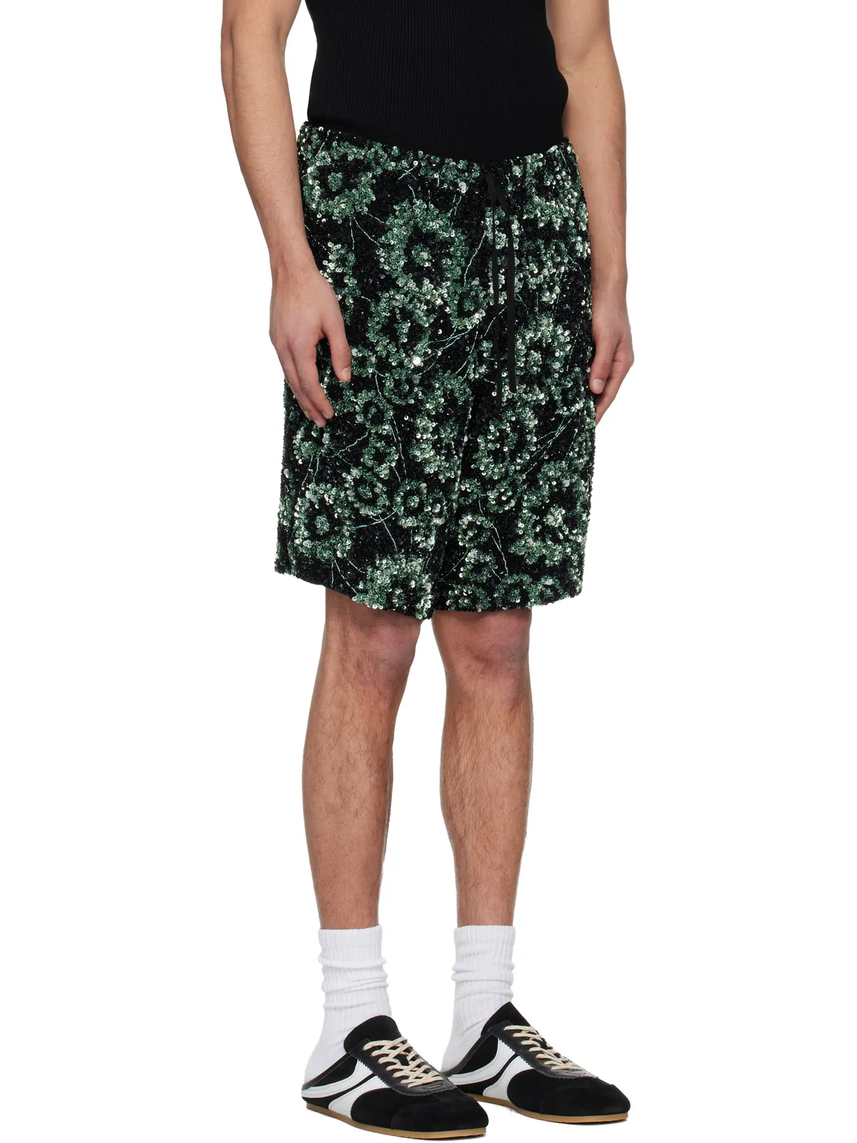 Dries Van Noten エンブロイダリー ショートパンツ - 画像2