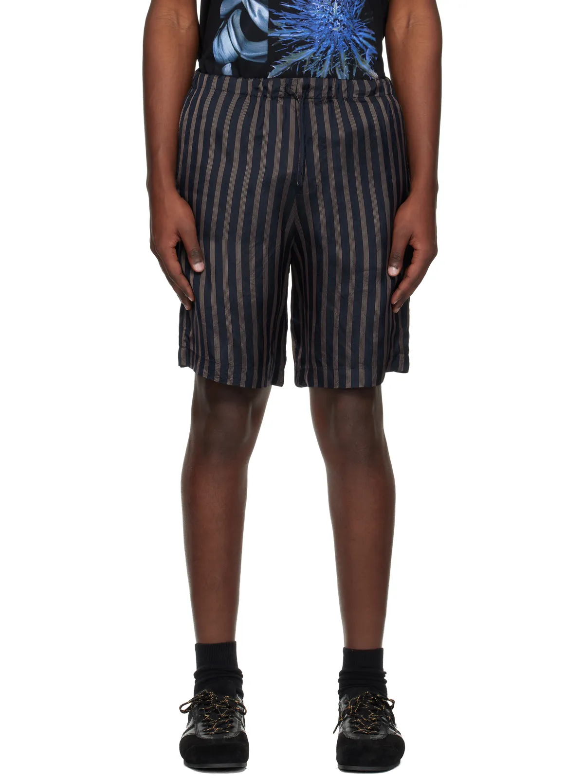 Dries Van Noten キュプラ ショートパンツ - 画像1