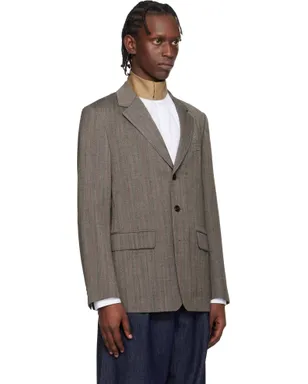 Dries Van Noten ルーズ ウール テーラードジャケット - サムネイル2