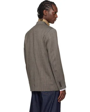 Dries Van Noten ルーズ ウール テーラードジャケット - サムネイル3