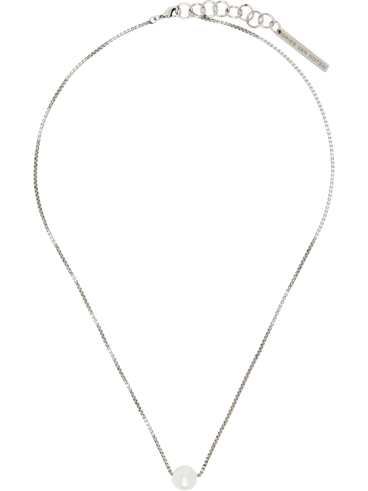Dries Van Noten Pearl Stud ネックレス - 画像1
