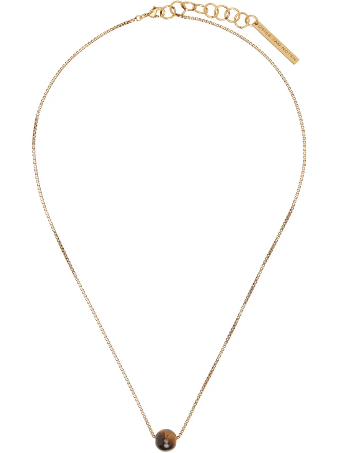 Dries Van Noten Dries Van Noten Tiger's Eye ネックレスの商品画像