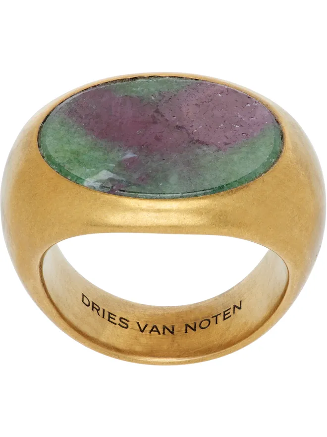 Dries Van Noten Dries Van Noten Stone シグネットリングの商品画像