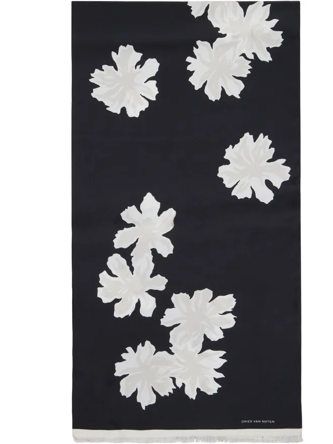 Dries Van Noten Dries Van Noten フローラル マフラーの商品画像