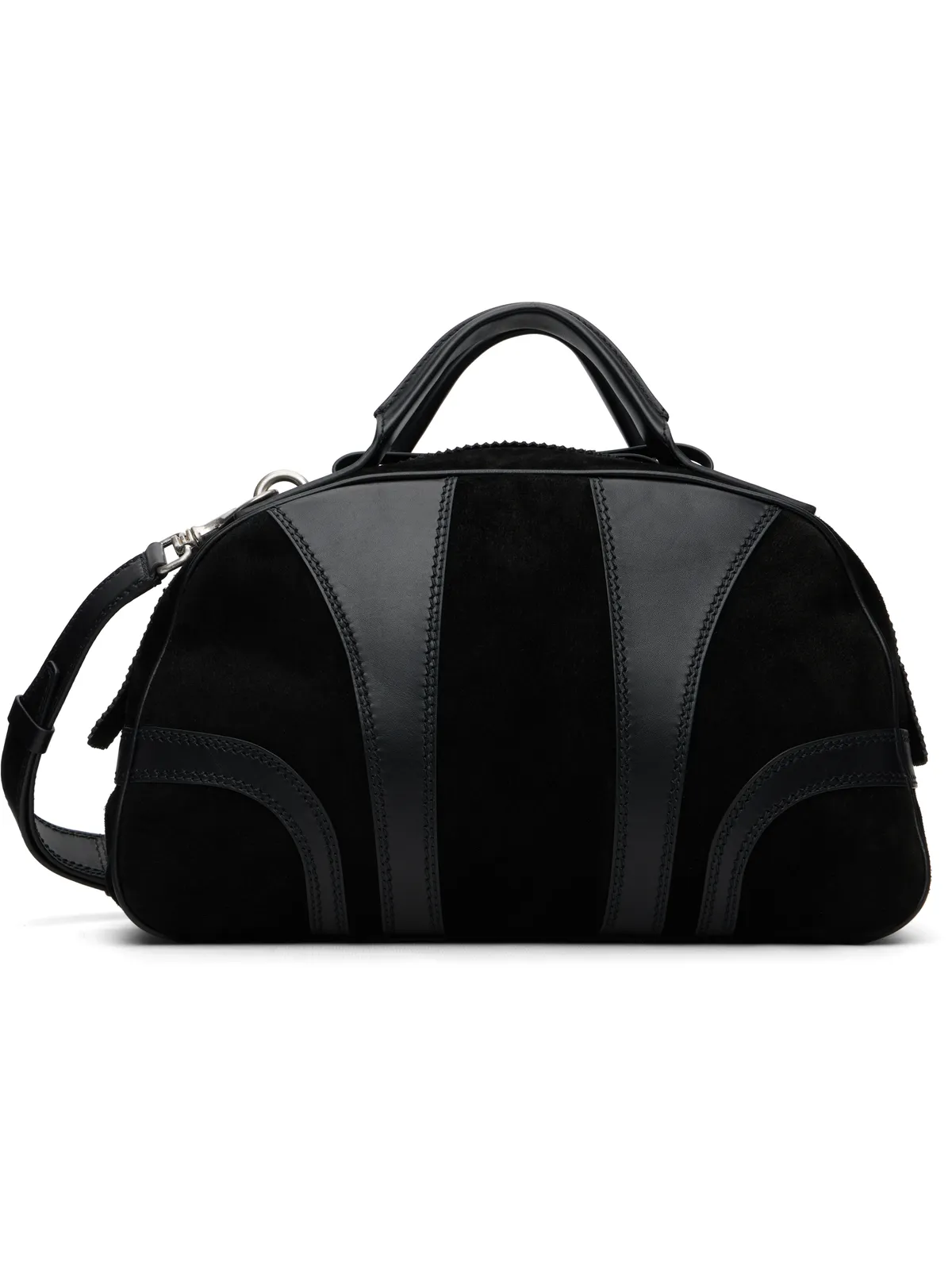Dries Van Noten スエード ダッフルバッグ - 画像1