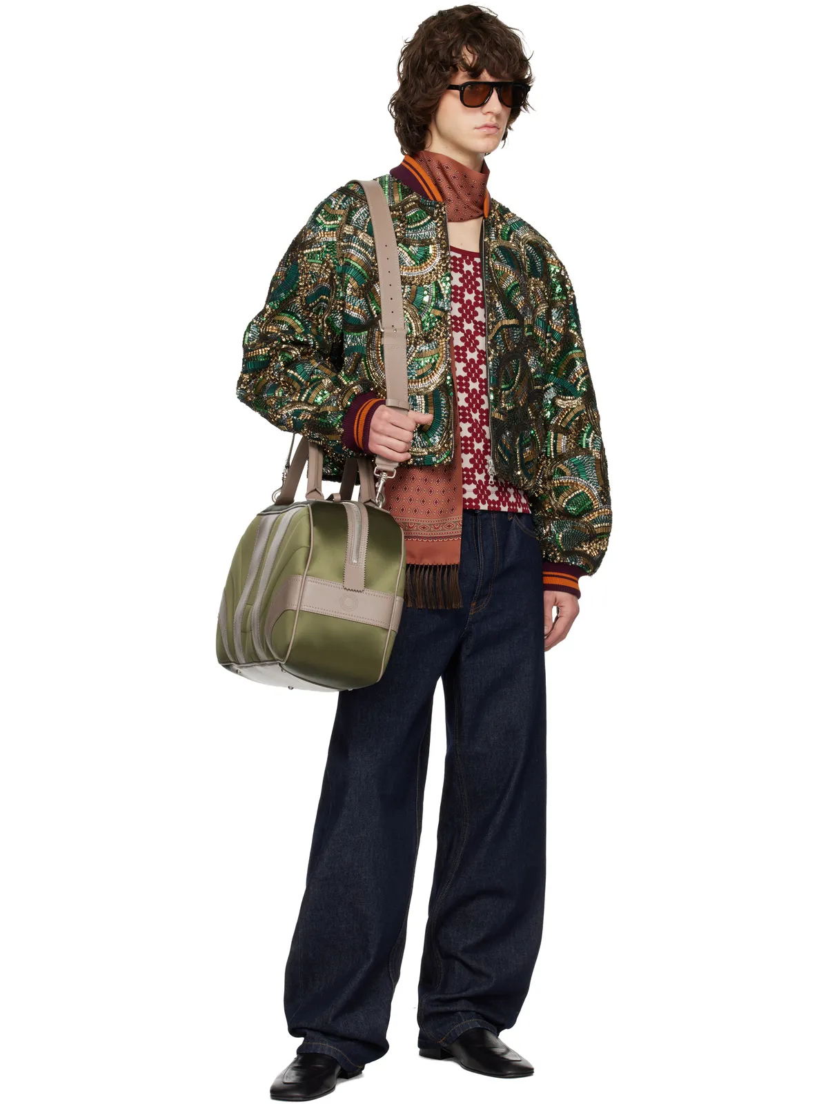 Dries Van Noten Weekend サテン バッグ - 画像4