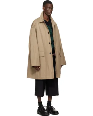 Dries Van Noten ルーズ コットン マックコート - サムネイル2