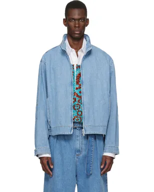 Dries Van Noten ジップアップ デニムジャケット - サムネイル1