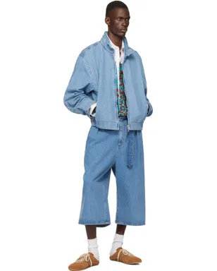 Dries Van Noten ジップアップ デニムジャケット - サムネイル4