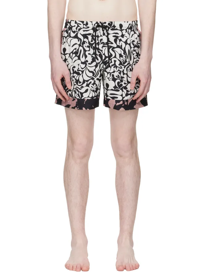 Dries Van Noten Dries Van Noten プリント スイムショーツの商品画像