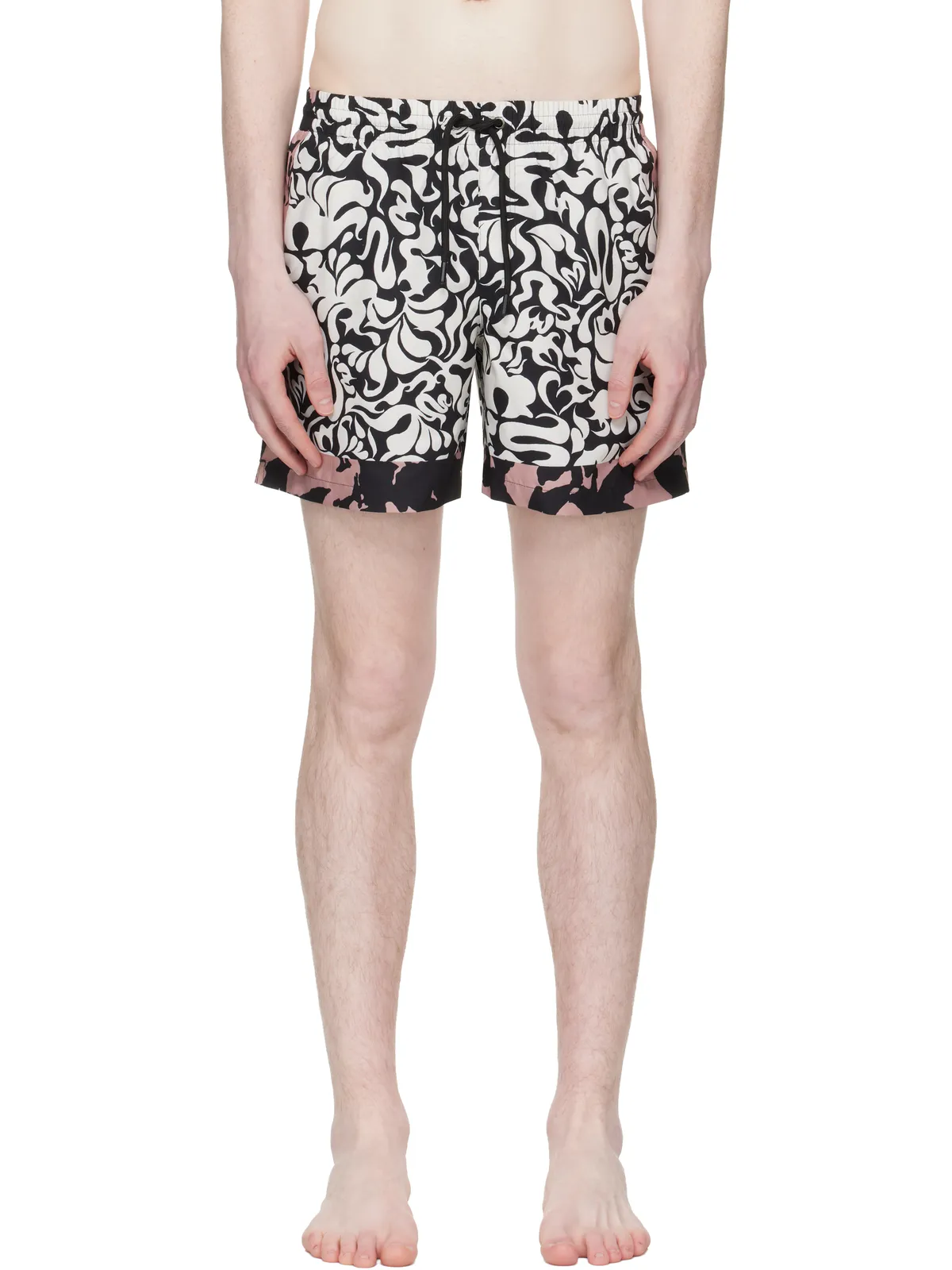 Dries Van Noten プリント スイムショーツ - 画像1