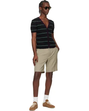 Dries Van Noten ボーダー カーディガン - サムネイル4