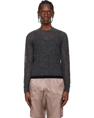 Dries Van Noten Lace Stitch Alpaca セーター - サムネイル1