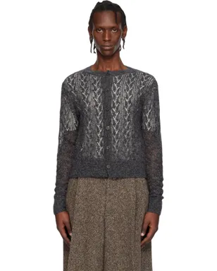 Dries Van Noten オープンニット カーディガン - サムネイル1