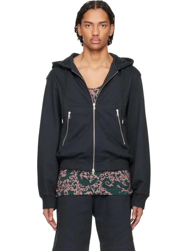 Dries Van Noten Dries Van Noten ルーズ ジップフーディの商品画像