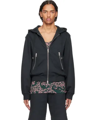 Dries Van Noten ルーズ ジップフーディ - サムネイル1