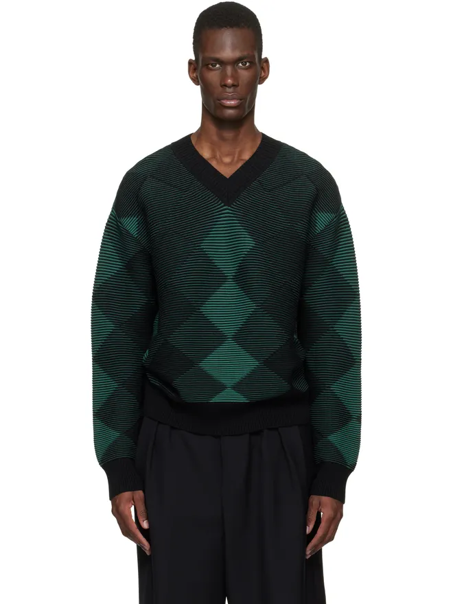 Dries Van Noten Dries Van Noten アーガイル セーターの商品画像