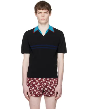 Dries Van Noten メリノウール ニットポロシャツ - サムネイル1