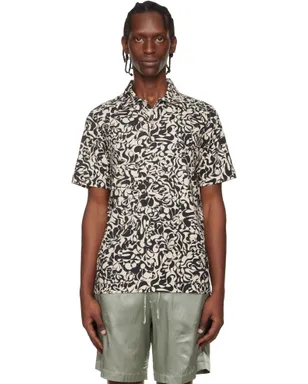 Dries Van Noten プリント コットン ポロシャツ - サムネイル1