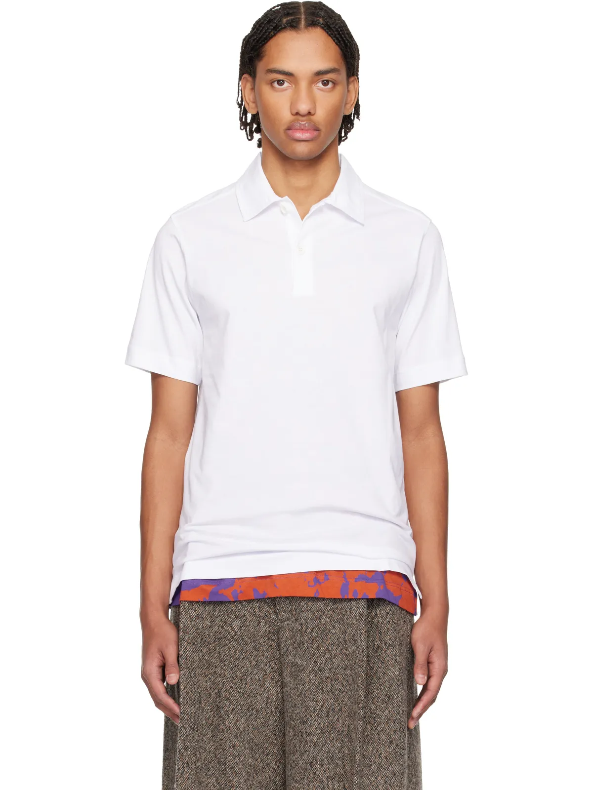 Dries Van Noten コットン ポロシャツ - 画像1