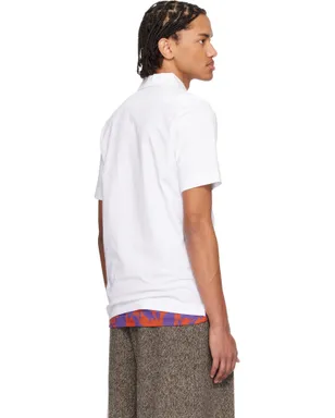 Dries Van Noten コットン ポロシャツ - サムネイル3