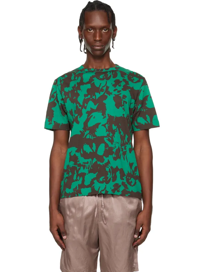 Dries Van Noten Dries Van Noten プリント コットン Tシャツの商品画像