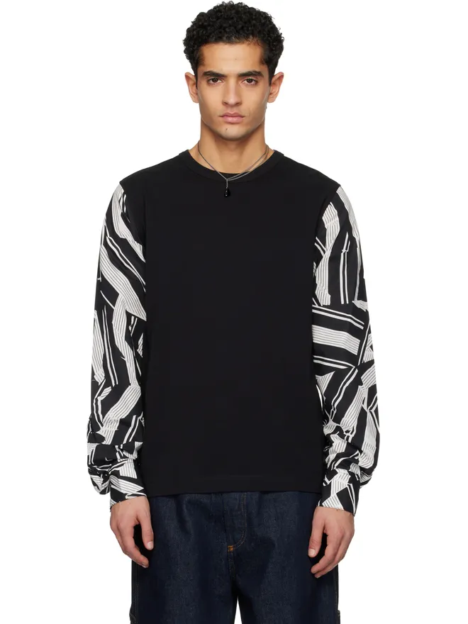 Dries Van Noten Dries Van Noten ポプリン スリーブ Tシャツの商品画像