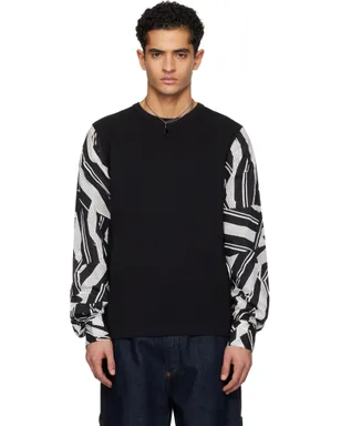 Dries Van Noten ポプリン スリーブ Tシャツ - サムネイル1