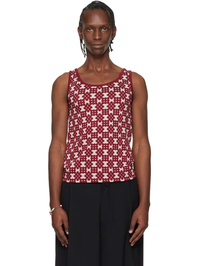 Dries Van Noten Dries Van Noten ジャカード タンクトップの商品画像