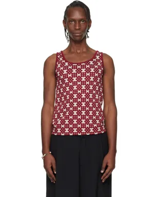 Dries Van Noten ジャカード タンクトップ - サムネイル1
