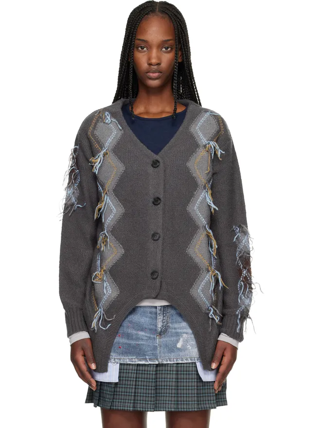 Andersson Bell Andersson Bell ガーター アーガイル カーディガンの商品画像