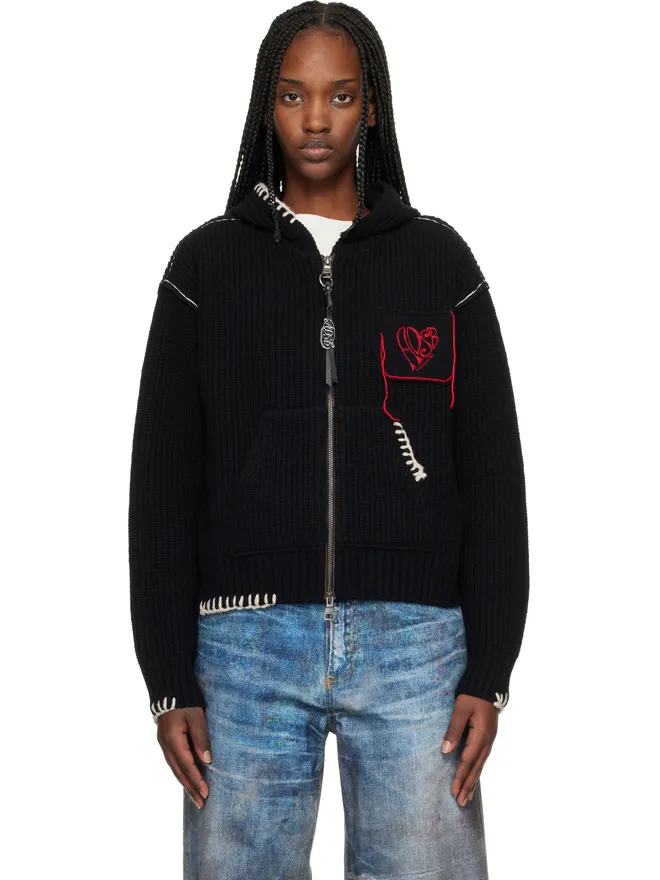 Andersson Bell Andersson Bell Heart Logo ジップアップフーディの商品画像