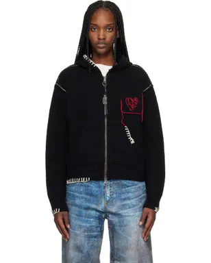 Andersson Bell Heart Logo ジップアップフーディ - サムネイル1