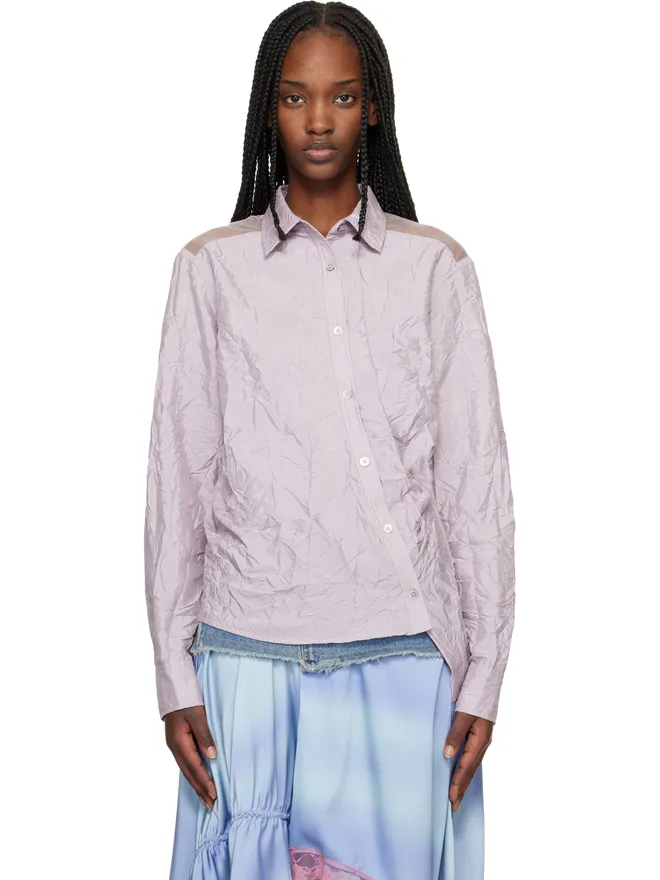 Andersson Bell Andersson Bell Crinkled Twist-Tuck シャツの商品画像