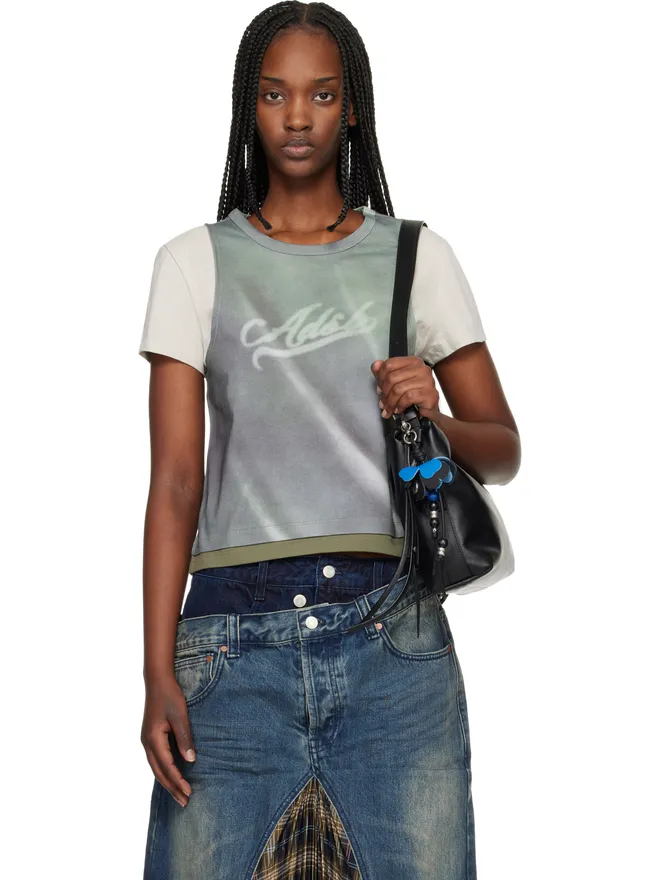 Andersson Bell Andersson Bell Washed Printed レイヤード Tシャツの商品画像
