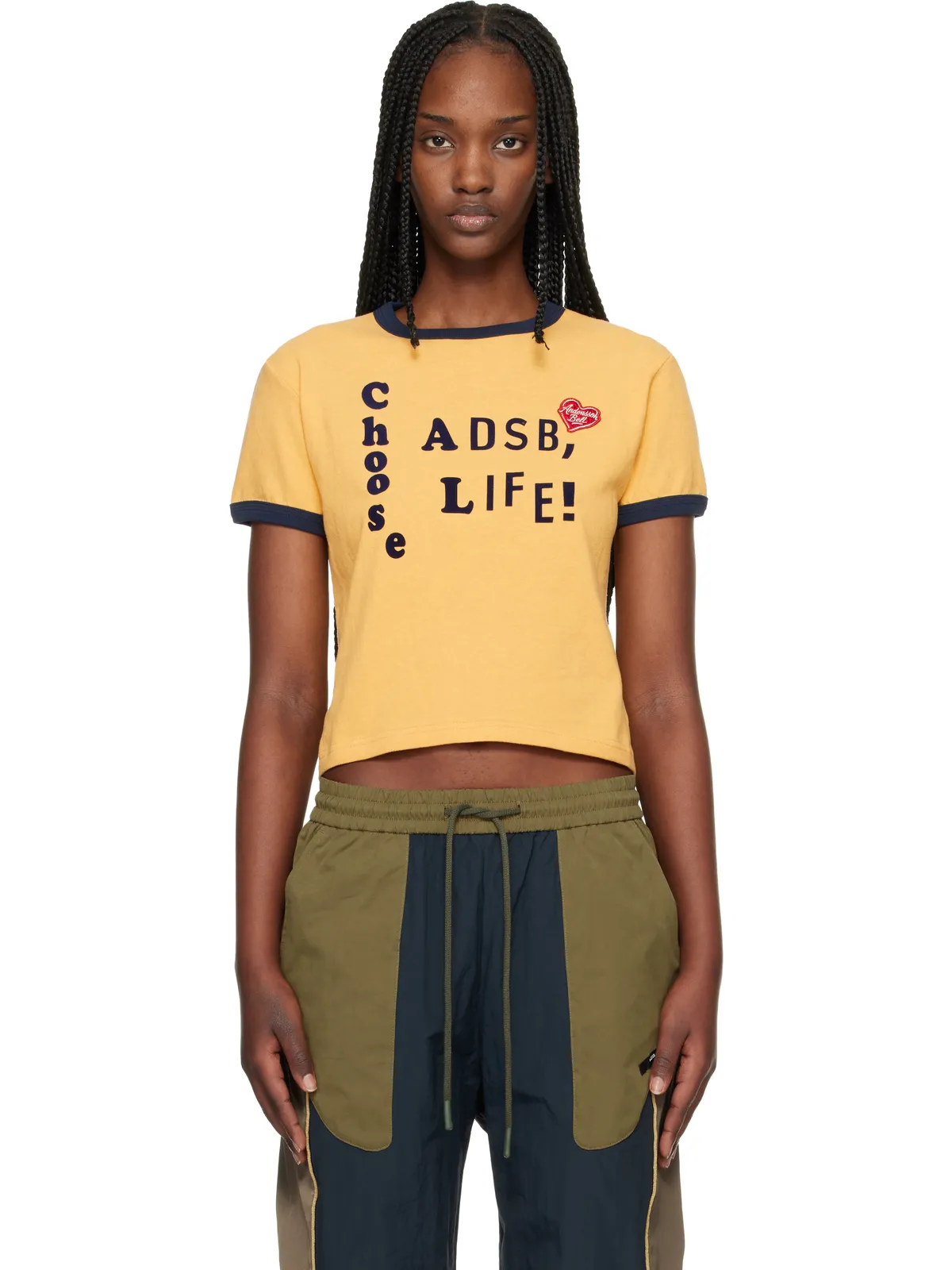 Andersson Bell 'Adsb' Flocking ベビー リンガーTシャツ - 画像1