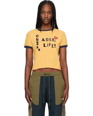 Andersson Bell 'Adsb' Flocking ベビー リンガーTシャツ - サムネイル1
