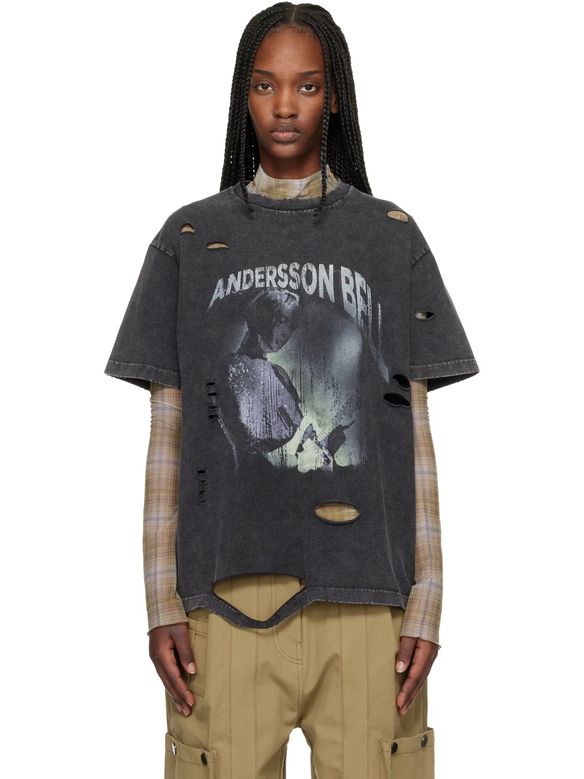 Andersson Bell Live Printed レイヤード Tシャツ セット - 画像1