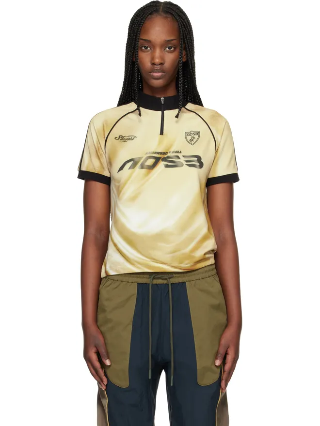 Andersson Bell Andersson Bell Printed Football ジップアップ Tシャツの商品画像