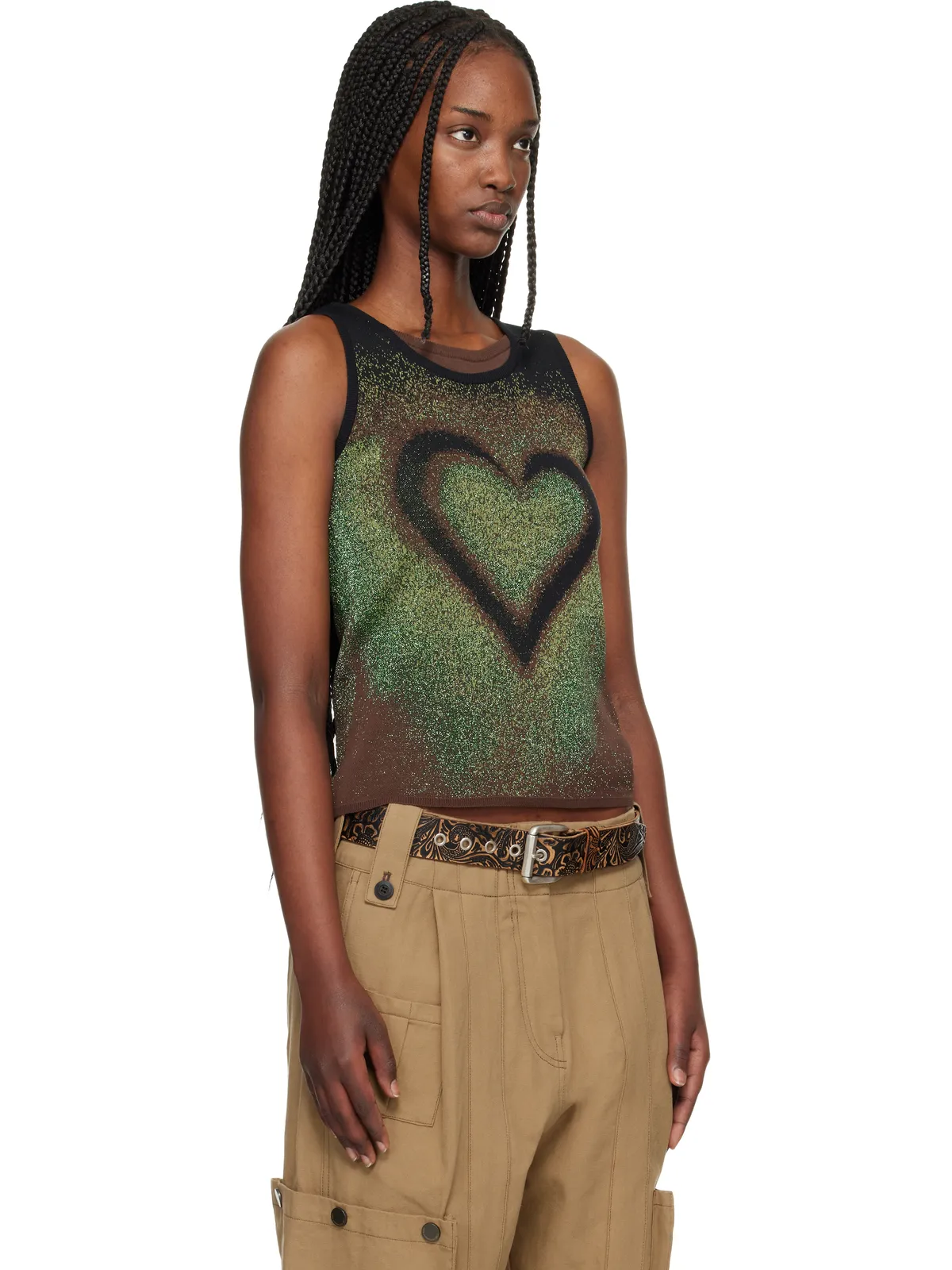 Andersson Bell Airbrush Love タンクトップ - 画像2
