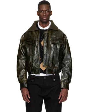 Andersson Bell Ortega26 フェイクレザー ボンバージャケット - サムネイル1