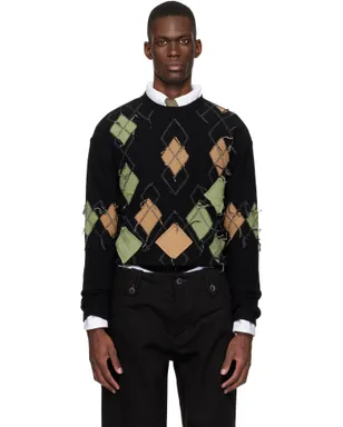Andersson Bell Tom Argyle クルーネック セーター - サムネイル1