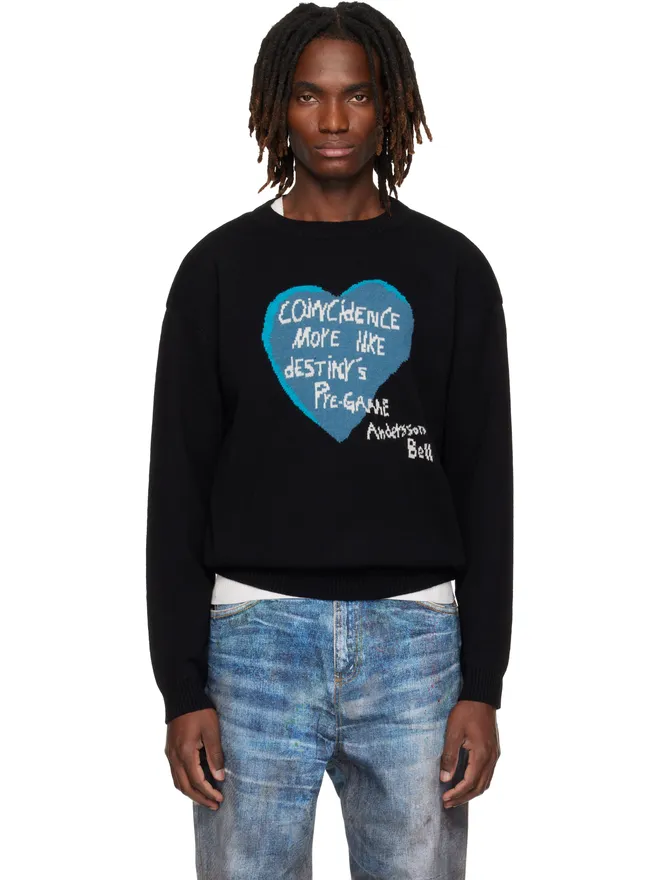 Andersson Bell Andersson Bell Heart Message クルーネック セーターの商品画像