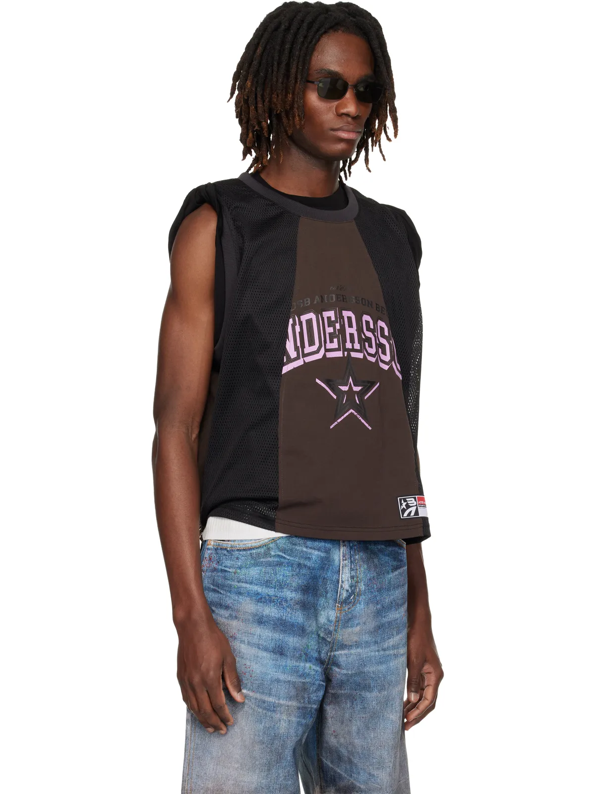 Andersson Bell Basketball Jersey Layered Roll Up Tシャツ - 画像2