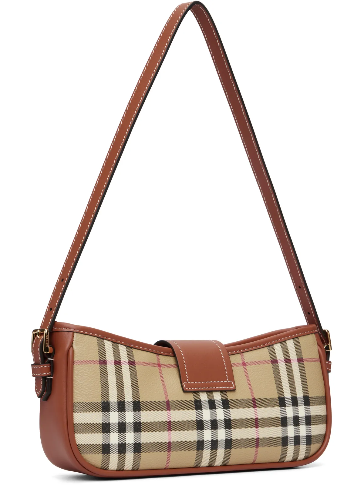 Burberry ヴィンテージチェック キャンバス スリングバッグ - 画像3