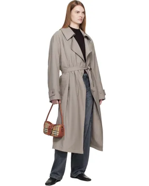 Burberry ヴィンテージチェック キャンバス スリングバッグ - サムネイル4