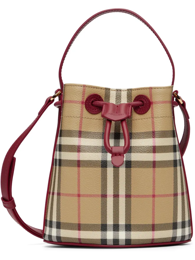 Burberry Burberry ミニ チェック バケットバッグの商品画像